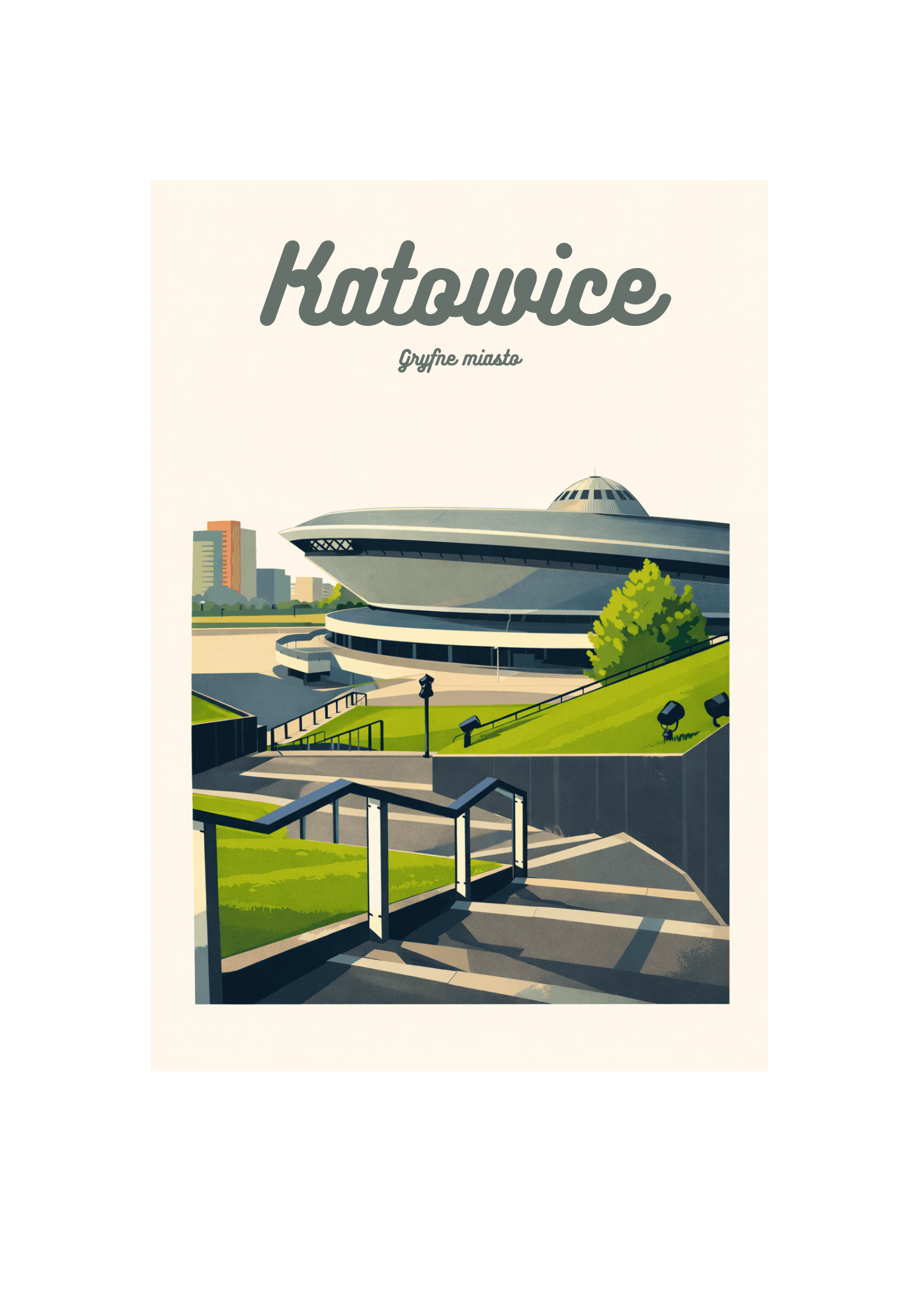 Pocztówka Katowice – Gryfne miasto