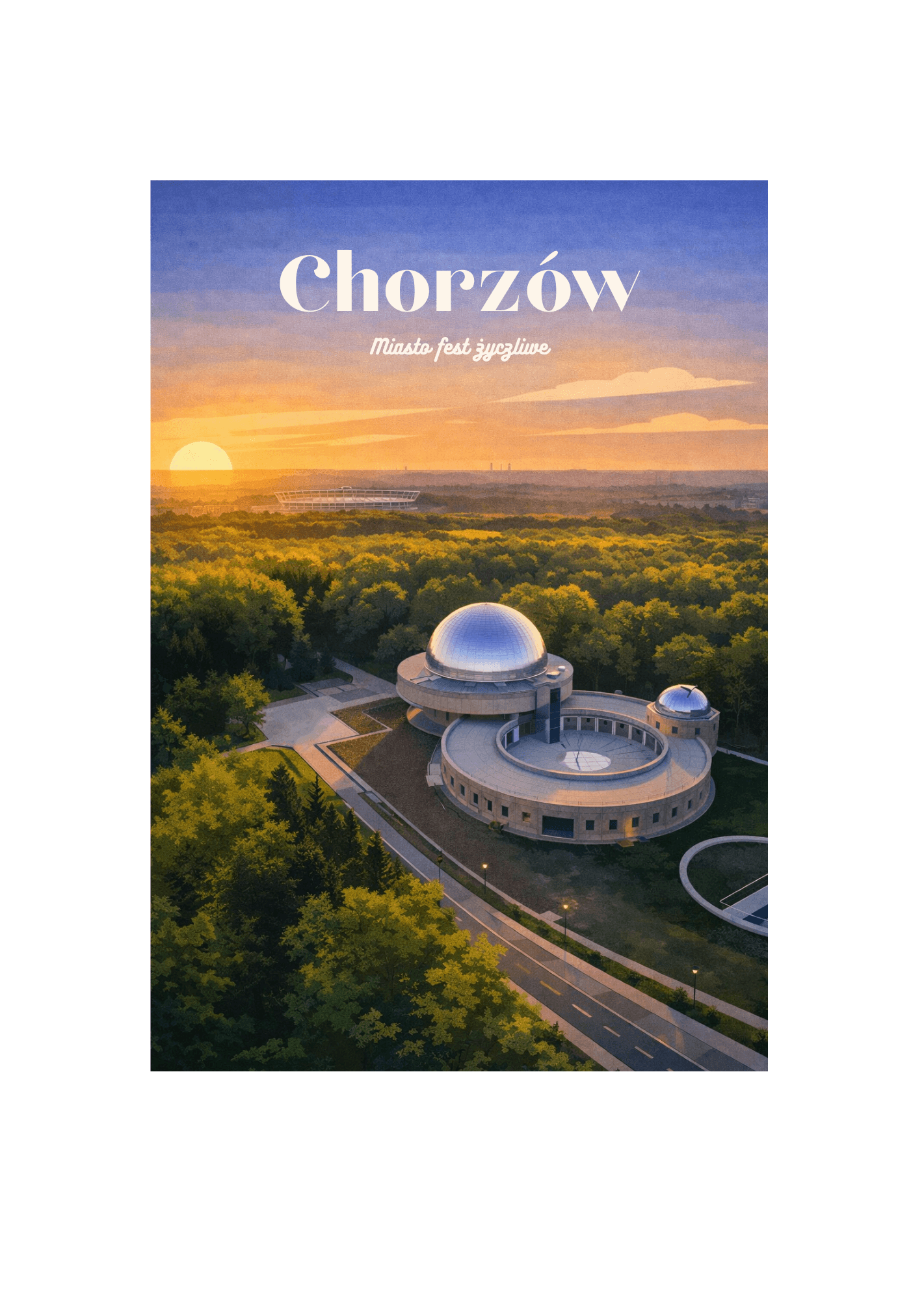Pocztówka Chorzów – Miasto fest życzliwe