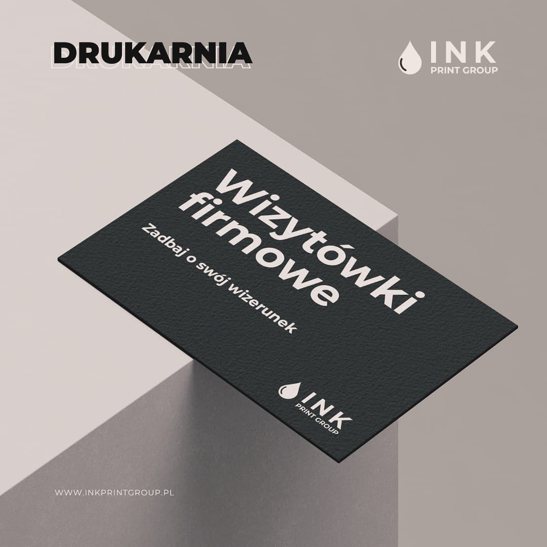 Wizytówki firmowe INK PRINT GROUP - przykład realizacji